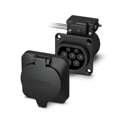 Phoenix EV Type 2 Connector Electric vehicle connector, 32A, 500mm Cable