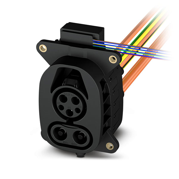 Phoenix CONNECT universal, AC/DC CCS Type 1, Vehicle inlet, 125 A permanent, 1000 V DC, 48 A , 250