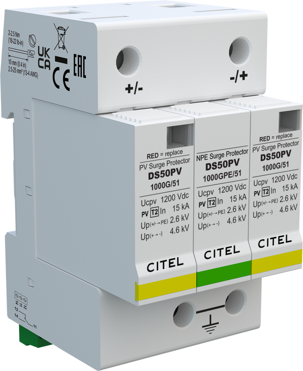 Surge Protector Citel DS50PVS-1000G/51 Type 2