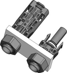 Amphenol Industrial H4 Series, Female, Panel Mount Solar Connector M12